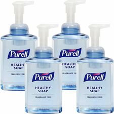 PURELL® HEALTHY SOAP Gentle & Free Foam 1.09 lb - Pump Dispenser - Dirt Remover, Kill Germs - Hand, Skin - Moisturizing - Clear - Phthalate-free, Paraben-free, Non-irritating, Non-foaming, Fragrance-free, Antibacterial-free, Dye-free, Triclosan-free,