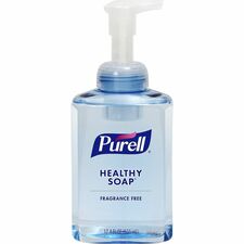 PURELL® HEALTHY SOAP Gentle & Free Foam 1.09 lb - Pump Dispenser - Dirt Remover, Kill Germs - Hand, Skin - Moisturizing - Clear - Phthalate-free, Paraben-free, Non-irritating, Non-foaming, Fragrance-free, Antibacterial-free, Dye-free, Triclosan-free,