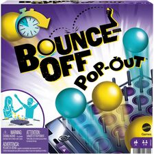 Mattel Bounce-Off Pop-Out Ball Bouncing Game Multicolor