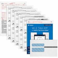 TOPS W2 Laser Forms 6-part Tax Kit 6 Part - Carbonless Copy - 8" x 5.50" Form Size - Letter - White Sheet(s) - 10 / Pack
