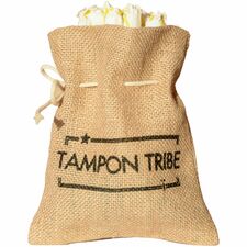 Tampon Tribe Feminine Care Bags Natural, Brown - Tampon, Sanitary Napkin, Panty Liner - 6 / Carton