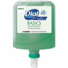 Dial 1700 Manual Refill Foaming Handwash Fragrance-free Scent - Hand - Antibacterial - Green - 1 Each