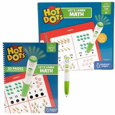 Educational Insights Let's Learn Math - 1st Grade Interactive Printed Book 50 Pages - Grade 1