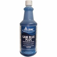 RMC Sani Blue Plus Bathroom Cleaner Ready-To-Use - 32 fl oz (1 quart) - 11 pH - Disinfectant, Deodorize, Bactericide, Virucidal, Fungicide - Brilliant Blue - 1 Each