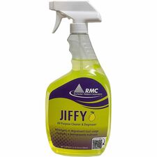 RMC Jiffy Spray Cleaner Ready-To-Use - 32 fl oz (1 quart) - 13.5 pH - Water Based, Rinse-free, Water Soluble - Clear Yellow-Green - 1 Each