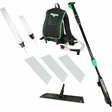 Unger Unger Excella Floor Finishing Straight Kit 18" MicroFiber, Rubber - Black, Green, Gray - 1 / Carton