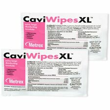 Metrex CaviWipes 12" Length x 10" Width - Durable, Easy to Use - White - 50/Box - 6 / Carton