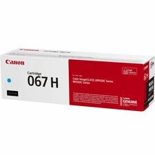 Canon 067 Original High Yield Laser Toner Cartridge - Cyan - 1 Each 2350 Pages
