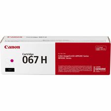 Canon 067 Original High Yield Laser Toner Cartridge - Magenta - 1 Each 2350 Pages