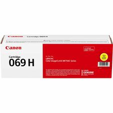 Canon 069 Original High Yield Laser Toner Cartridge - Yellow - 1 Each 5500 Pages