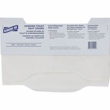 Genuine Joe Quarter-Fold Toilet Seat Covers Quarter-fold - For Toilet - White - Virgin Paper - 125/Pack - 24 / Carton