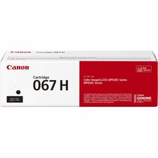 Canon 067 Original High Yield Laser Toner Cartridge - Black - 1 Each 3130 Pages