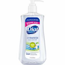 Dial White Tea Antibacterial Hand Soap White Tea Scent - 11 fl oz - Pump Dispenser - Bacteria Remover - Hand, Healthcare, School, Office, Restaurant, Daycare - Moisturizing - Antibacterial - Clear - 1 Each