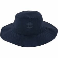 Ergodyne 8939 Cooling Bucket Hats Polyester, Spandex - Navy