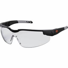 Ergodyne Anti-Fog/Scratch-Resistant Safety Glasses Recommended for: Indoor, Eye - Fog, Ultraviolet, UVA, UVB, UVC, Sun, Impact Protection - Clear Lens - Matte Black Frame - Anti-fog, Scratch Resistant, Adjustable Temple, Anti-scratch, Impact Resistant, Ri