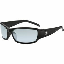 Ergodyne THOR Anti-Scratch/Anti-Fog Safety Glasses Recommended for: Eye, Indoor/Outdoor - Ultraviolet, Sun Protection - Nylon - Translucent Lens - Matte Black Frame - Anti-scratch, Anti-fog, Flexible Frame, Durable - 1 Each