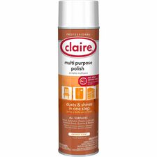 Claire Citra Gloss All Surface Duster/Polish 18 fl oz (0.6 quart) - No-wax - Tennessee Orange - 1 Each