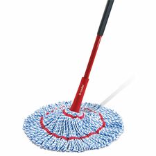 O-Cedar MicroTwist MAX Microfiber Mop MicroFiber Head - Absorbent, Reusable, Machine Washable, Easy to Use, Comfortable Grip, Refillable - Multi - 1 Each