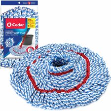 O-Cedar MicroTwist MAX Mop Refill X-Large - MicroFiber - Multi - 1 Each