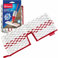 O-Cedar ProMist MAX Microfiber Spray Mop Pad MicroFiber - White - 1 Each