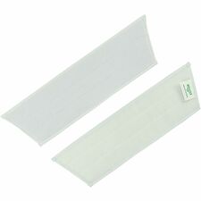 Unger Excella Floor Finishing Pads 20" Length - Floor, Mopping - MicroFiber - White - 5 / Carton