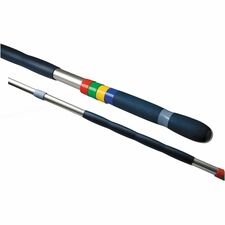 Vileda Professional Telescopic Ergonomic Handle Telescopic Handle, Durable, Split Resistant, Ergonomic, Lightweight - Multi - Aluminum - 1 Each