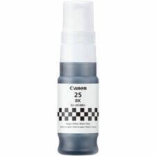 Canon GI-25 Ink Bottles Inkjet - Black - 3000 Pages - 1 Each
