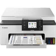 Canon MAXIFY GX1020 Wired & Wireless MegaTank Inkjet Multifunction Printer - Color - White Copier/Printer/Scanner - 600 x 1200 dpi Print - Up to 27000 Pages Monthly - Flatbed Scanner - Ethernet - Wireless LAN - Canon PRINT Application, Apple AirPrint, Mop