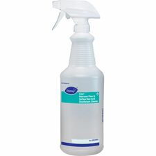 Diversey Empty Spray Bottle for Cleaner Suitable For Restroom, Floor - Easy to Use, Labeled - Clear - 1 Each