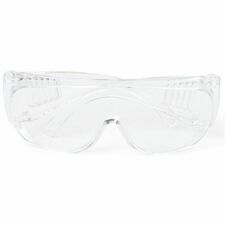 Medline Visitor Safety Glasses Regular - Clear - Latex-free, Comfortable, Disposable - 144 / Carton