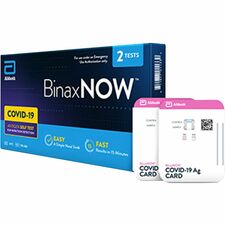 BinaxNOW Rapid Antigen Test Kit Kit for COVID-19