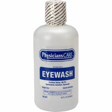 First Aid Only Sterile Ophthalmic Solution Eyewash 1 quart - Sterile - For Eye Burning, Irritated Eyes - 1 Each
