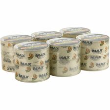 Duck Max Strength Packaging Tape 54.60 yd Length x 1.88" Width - Clear - Damage Resistant - For Packaging, Shipping, Moving, Storage, Box, Home, Office, Project, Sealing - 12 / Pack