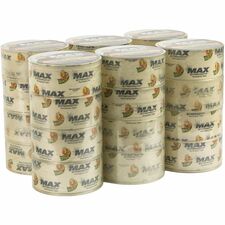 Duck Max Strength Packaging Tape 54.60 yd Length x 1.88" Width - Clear - Damage Resistant - For Packaging, Shipping, Moving, Storage, Box, Home, Office, Project, Sealing - 24 / Pack