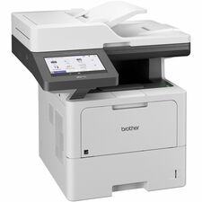 Brother MFC-L6810DW Wireless Laser Multifunction Printer - Monochrome - Gray Copier/Printer/Scanner - 52 ppm Mono Print - 1200 x 1200 dpi Print - Automatic Duplex Print - Up to 140000 Pages Monthly - Color Flatbed/ADF Scanner - 1200 dpi Optical Scan - Mon