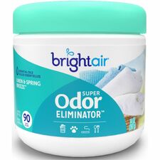 Bright Air Super Odor Eliminator Air Freshener 14 fl oz (0.4 quart) - Linen & Spring Breeze - 90 Day - Cruelty-free, Phthalate-free, Triclosan-free, BHT Free - 1 Each