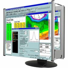 Kantek MAXVIEW LCD Monitor Magnifier Overall Size 13.8" Height x 24.1" Width - Acrylic Lens
