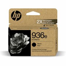 HP EvoMore 936e Original High Yield Inkjet Ink Cartridge - Black - 1 Each 2500 Pages
