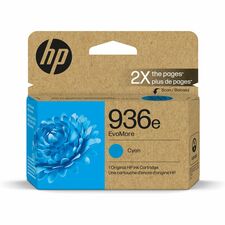 HP EvoMore 936e Original High Yield Inkjet Ink Cartridge - Cyan - 1 Each 1650 Pages