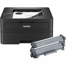 Brother HL-L2460DWXL Desktop Wired Laser Printer - Monochrome 34 ppm Mono - 1200 x 1200 dpi Print - Automatic Duplex Print - 251 Sheets Input - Ethernet - Wireless LAN - Apple AirPrint, Mopria, Brother Mobile Connect, Wi-Fi Direct - Plain Paper Print - Fa