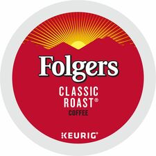 Folger K-Cup Classic Roast Coffee Compatible with Keurig K-Cup Brewer - American - Medium - 24 K-Cup - K-Cup - Classic Roast - Kosher - 24 / Box
