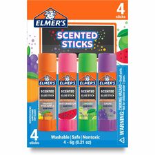 Elmer's Scented Glue Sticks 0.21 oz - Tropical Mix - 4 / Pack
