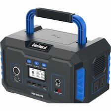 DieHard 500-Watt Lithium-ion Portable Power Station/Solar Generator Lithium Ion (Li-Ion) - Rich Black