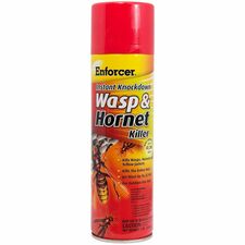 Enforcer Instant Knockdown Wasp/Hornet Spray Spray - Kills Wasp, Hornet, Yellow Jacket - 16 fl oz - Clear, Light Yellow - 12 / Carton