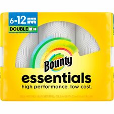 Bounty Essentials Paper Towels 108 Sheets/Roll - White - 6 / Pack