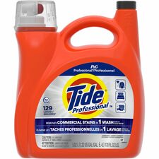 Tide Liquid Laundry Detergent For Laundry, Commercial, Food Service, Hospitality, Healthcare, Residential, Home, Business - Liquid - 170 fl oz (5.3 quart) - BPA-free, PVC Free - Orange - 1 Bottle