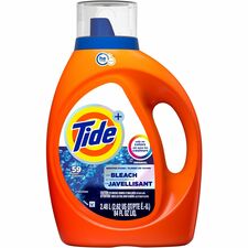 Tide Plus Liquid Detergent For Laundry, Fabric - Concentrate - Liquid - 84 fl oz (2.6 quart) - Bleach-free - Orange - 1 Bottle