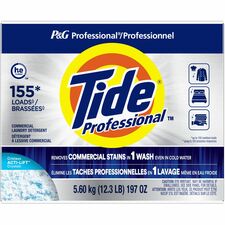 Tide Pro Powder Detergent For Laundry, Food Service, Hospitality, Healthcare, Commercial, Residential - Ready-To-Use - Powder - 197 oz (12.31 lb) - PVC Free, BPA-free - Multi - 1 Box