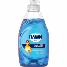 Dawn Ultra Dish Liquid Soap For Kitchen, Sink, Tool, Dish, Laundry - Liquid - 7.5 fl oz (0.2 quart) - Original Scent - Spill Resistant, Kosher, Phosphate-free - Blue - 1 Bottle
