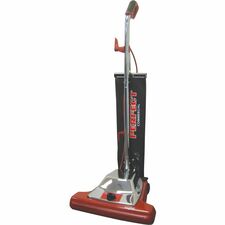 V.A.C. Upright Vacuum with Ergonomic Handle 870 W Motor - Bagged - Brushroll - 16" Cleaning Width - Carpet - 50 ft Cable Length - Black, Red